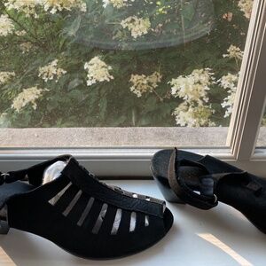 Munro and NAOT Nubuck Sandals
